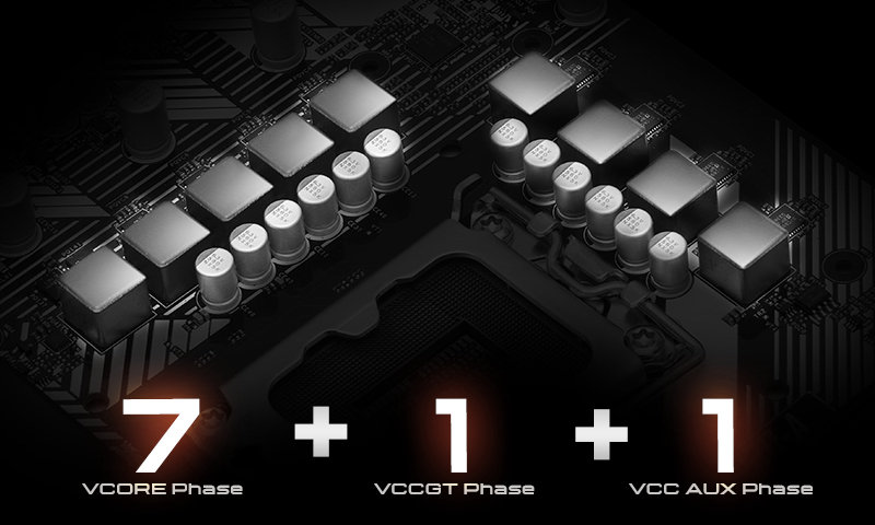 7+1+1 Power Phase Design